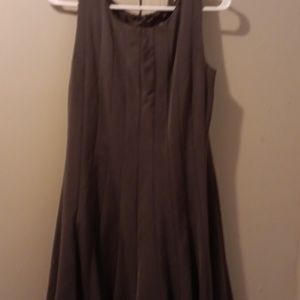 RM Richard Fot amd Flare dress with lining. Gray. Size 8.